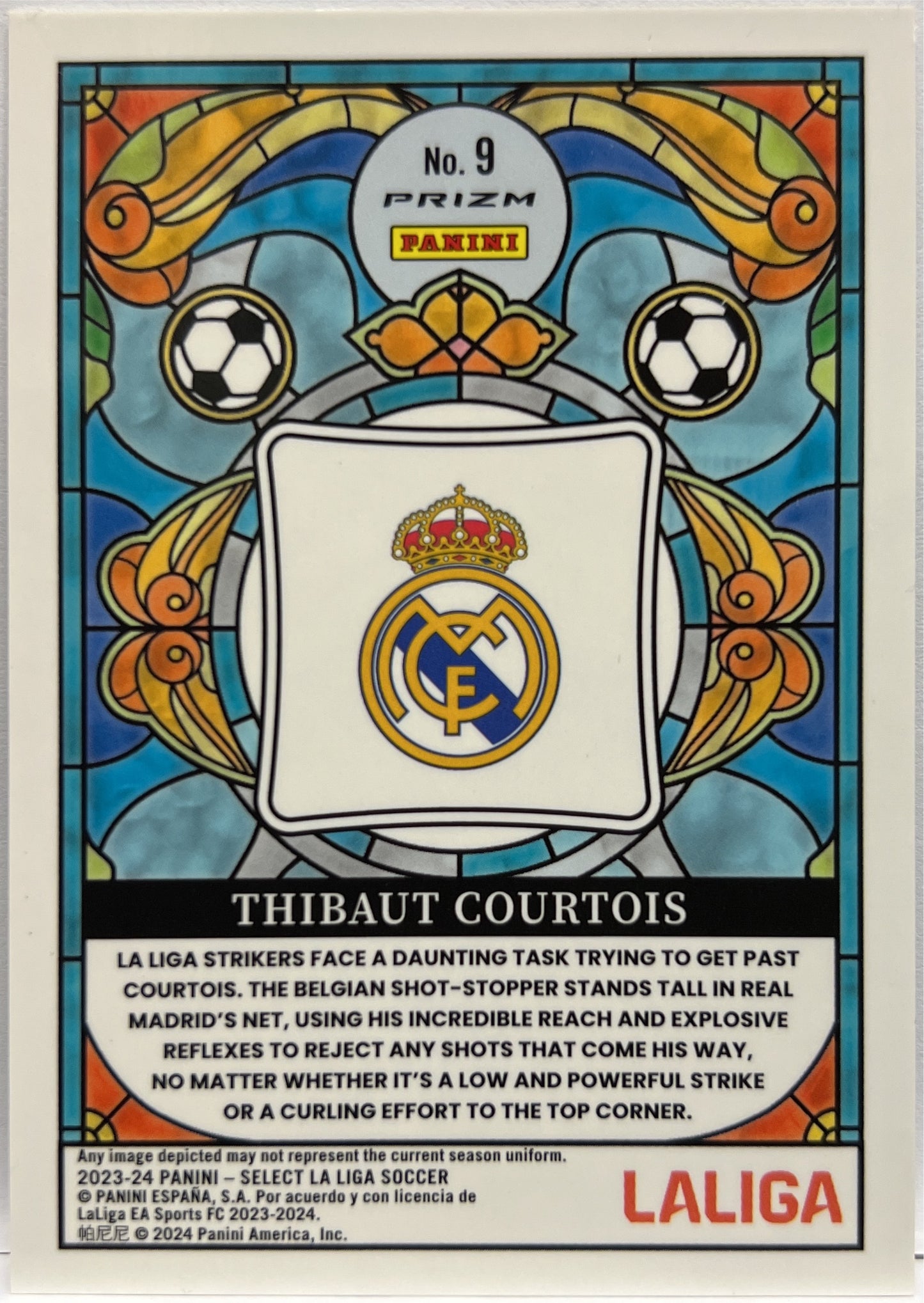 Thibaut Courtois Stained Glass Select La Liga 2023/24