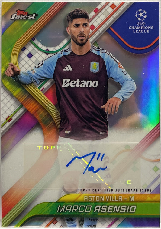 Marco Asensio Autograph Topps Finest UCC 2024/25