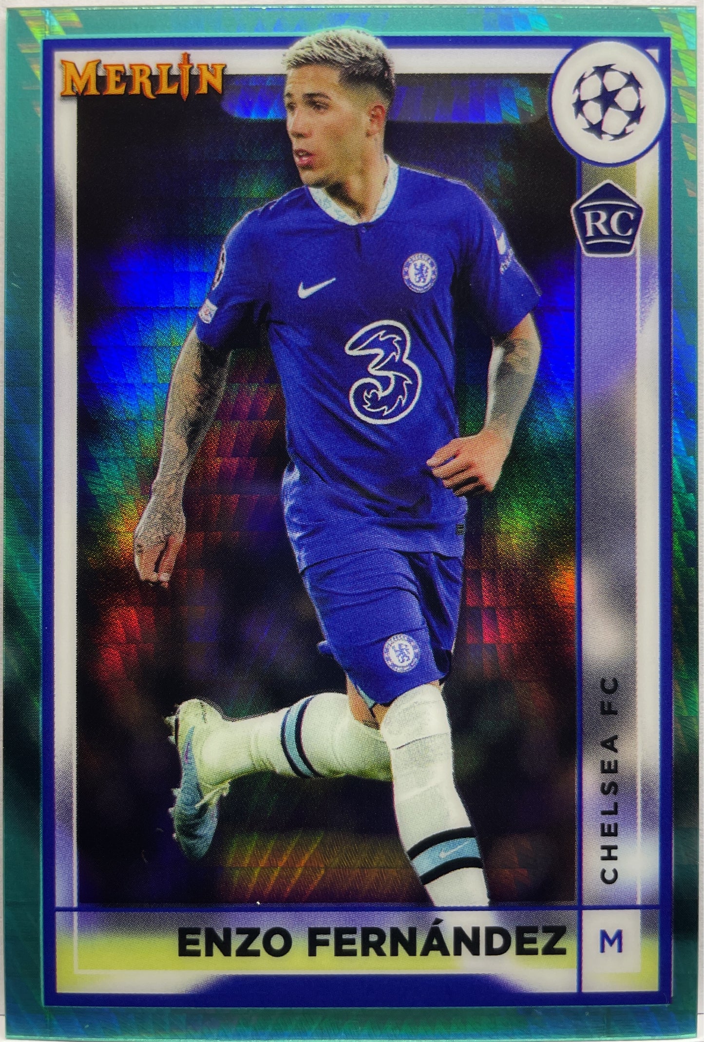 Mancolista-Aqua Prizm Refractors -Topps Chrome Merlin 2022/23