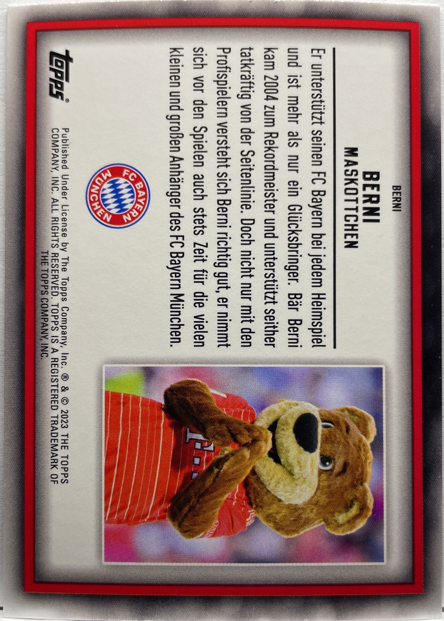 Berni Topps Team Set Bayern Monaco 2022/23