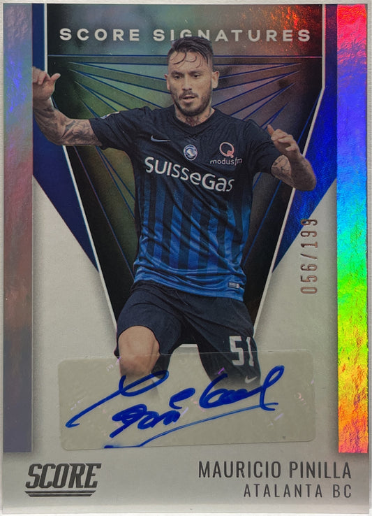 Mauricio Pinilla 56/199 Autograph Signature Score Serie A 2021/22