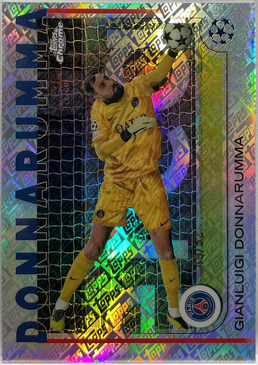 Gianluigi Donnarumma 49/52 Toppsfractor Topps Chrome UCC 2024/25