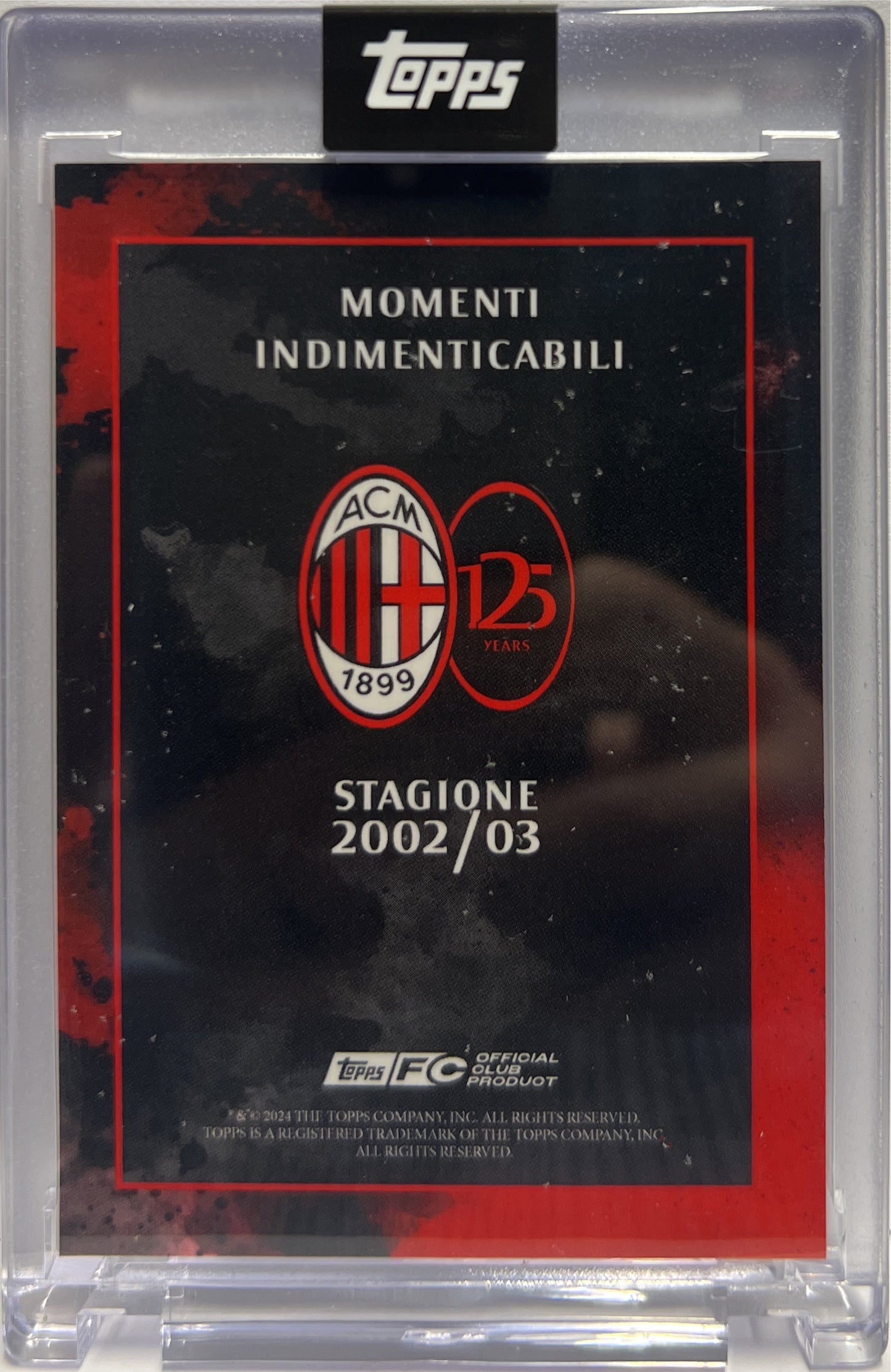 Shevchenko 11/25 Segna Il Rigore Decisivo Nella Finale Del 2003 Topps AC Milan 125 Anniversary 2025