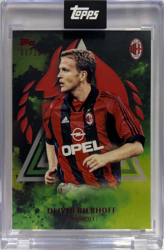 Oliver Bierhoff 1/10 Autograph I Diavoli Topps AC Milan 125 Anniversary 2025