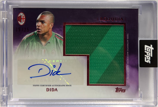 Dida 19/25 Patch Autograph Reliquia Topps AC Milan 125 Anniversary 2025