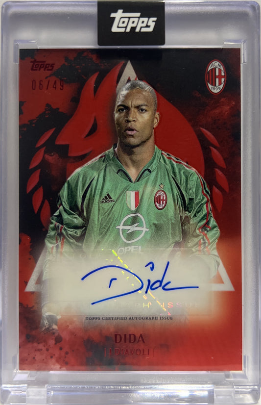 Dida 6/49 Autograph I Diavoli Topps AC Milan 125 Anniversary 2025