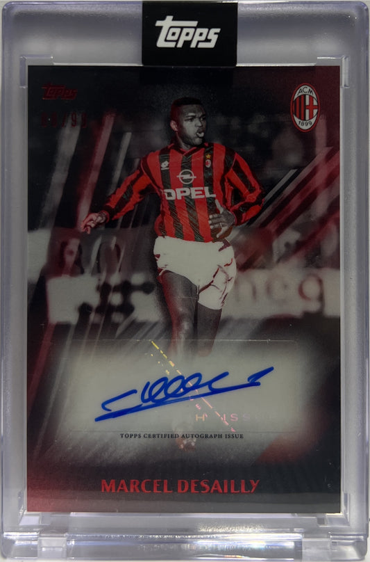 Marcel Desailly 88/99 Autograph I Rossoneri Topps AC Milan 125 Anniversary 2025