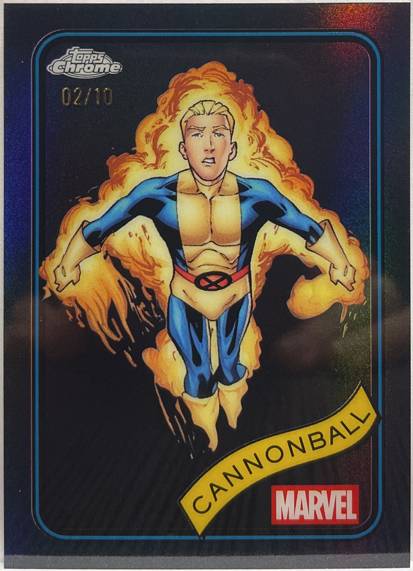 Cannonball 2/10 Black Topps Chrome Marvel 2025