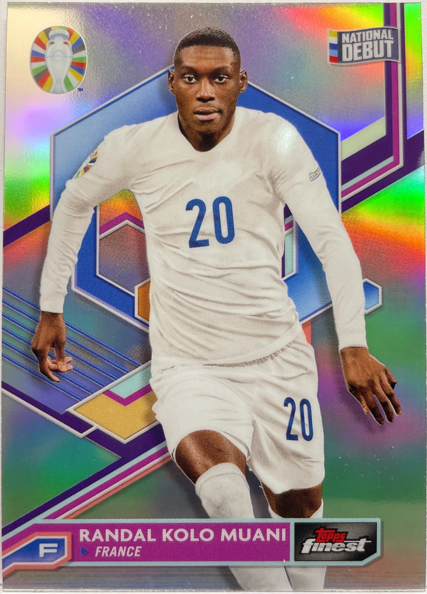 Mancolista-Refractor-Topps Finest Road To Uefa Euro 2024