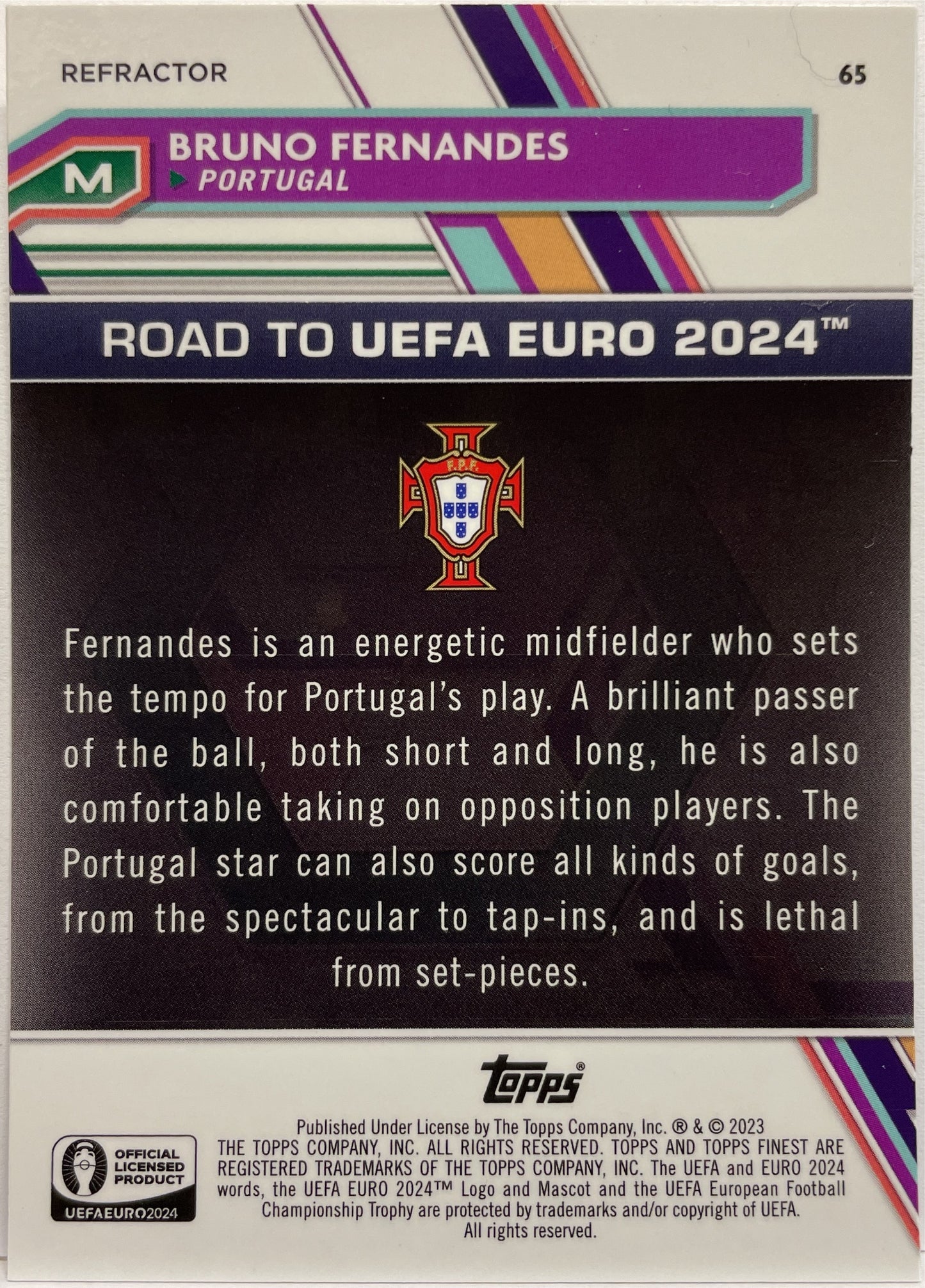 Mancolista-Refractor-Topps Finest Road To Uefa Euro 2024