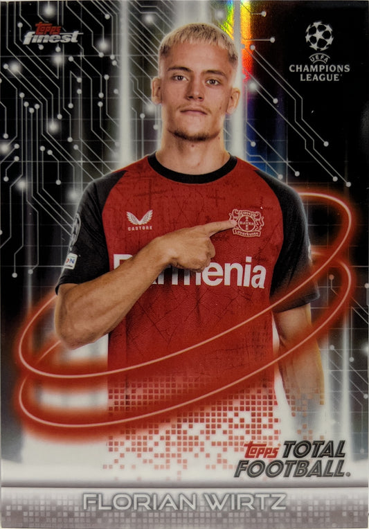 Florian Wirtz Total Football Topps Finest UCC 2024/25 Redeem Code