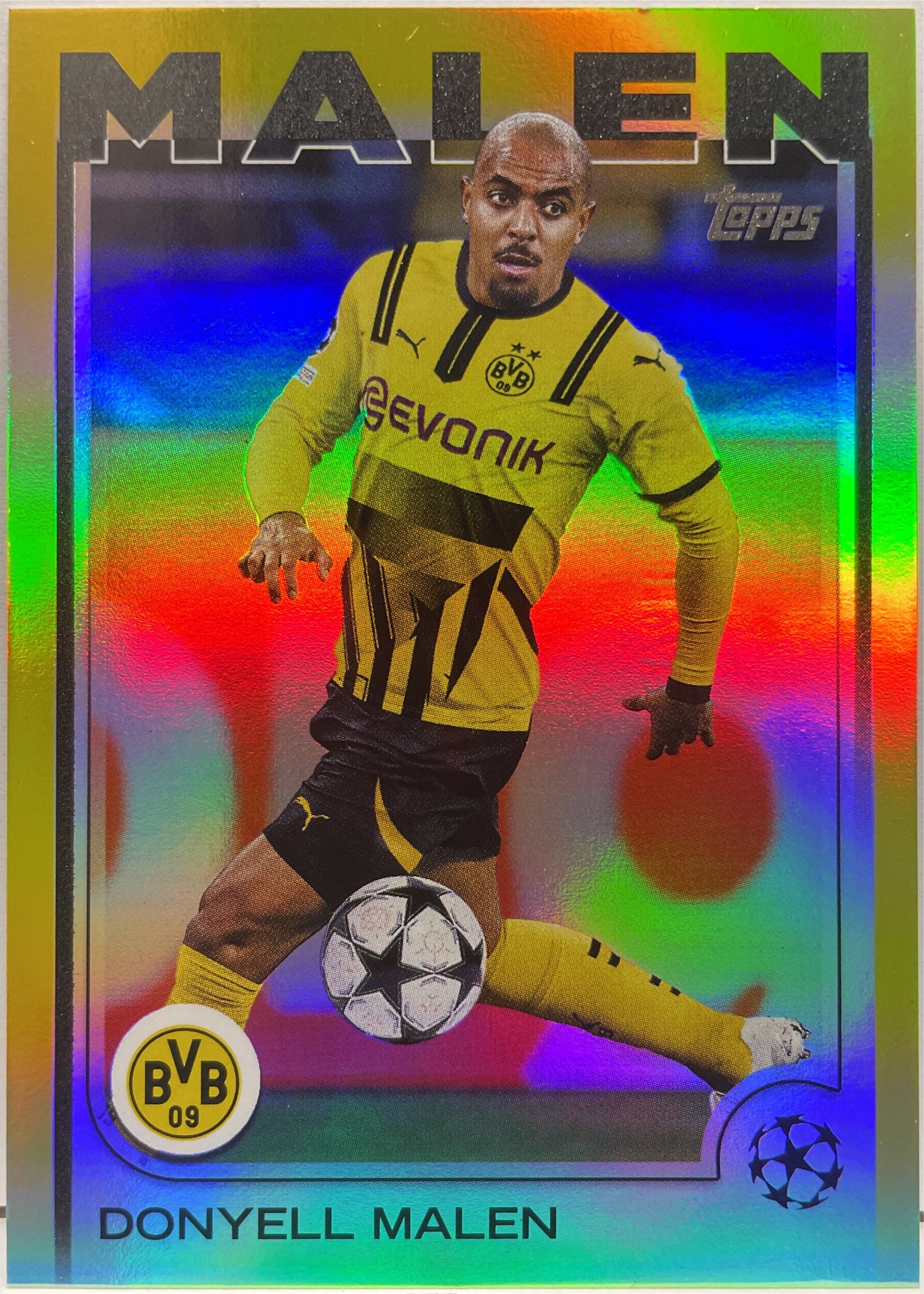 Donyell Malen 71/175 Yellow Topps UCC 2024/25