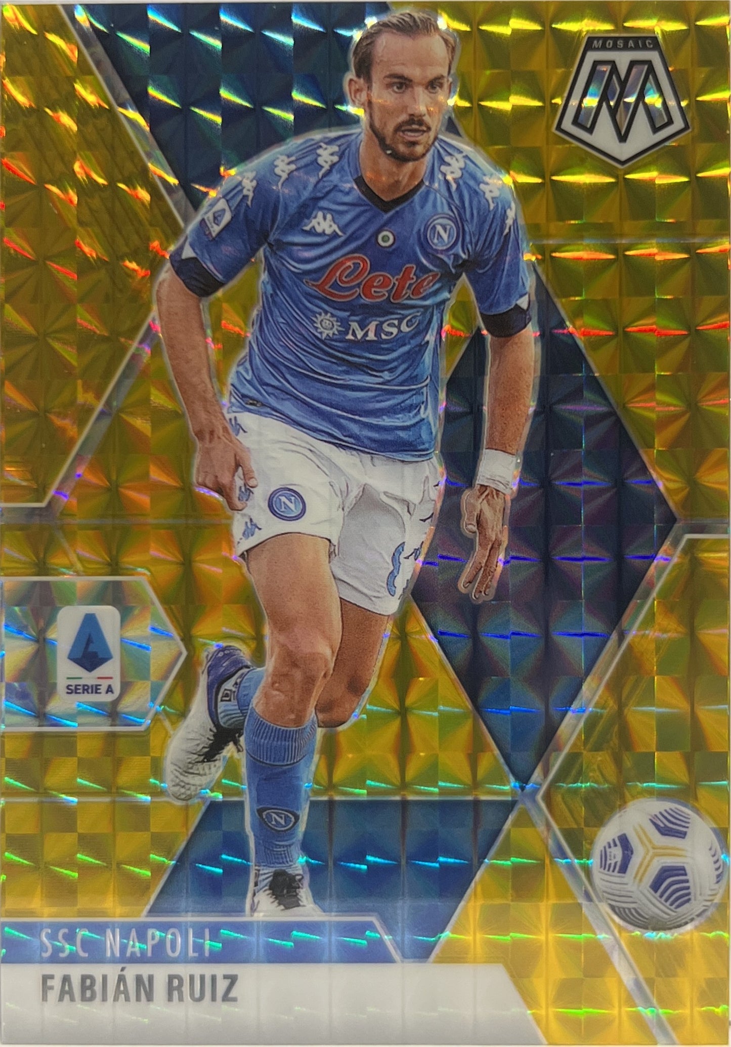Fabian Ruiz 5/10 Gold Mosaic Serie A 2020/21