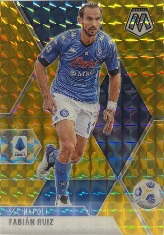 Fabian Ruiz 5/10 Gold Mosaic Serie A 2020/21