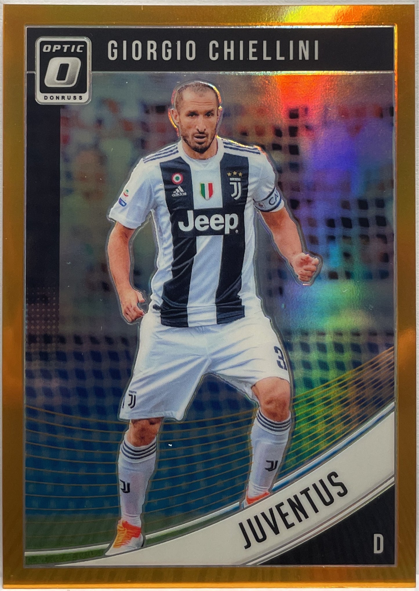 Giorgio Chiellini 31/99 Optic Orange Donruss Fifa 2018/19