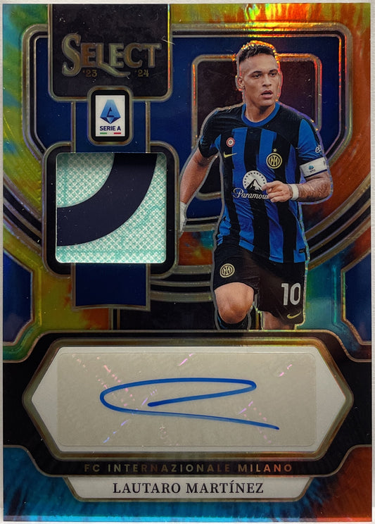Lautaro Martinez 5/15 Patch Autograph Memorabilia Select Serie A 2023/24