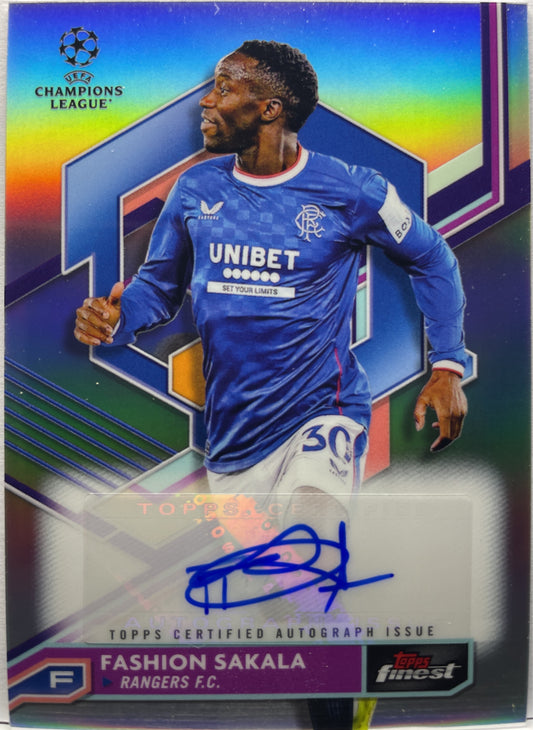 Fashion Sakala Autograph Topps Finest UCC 2022/23