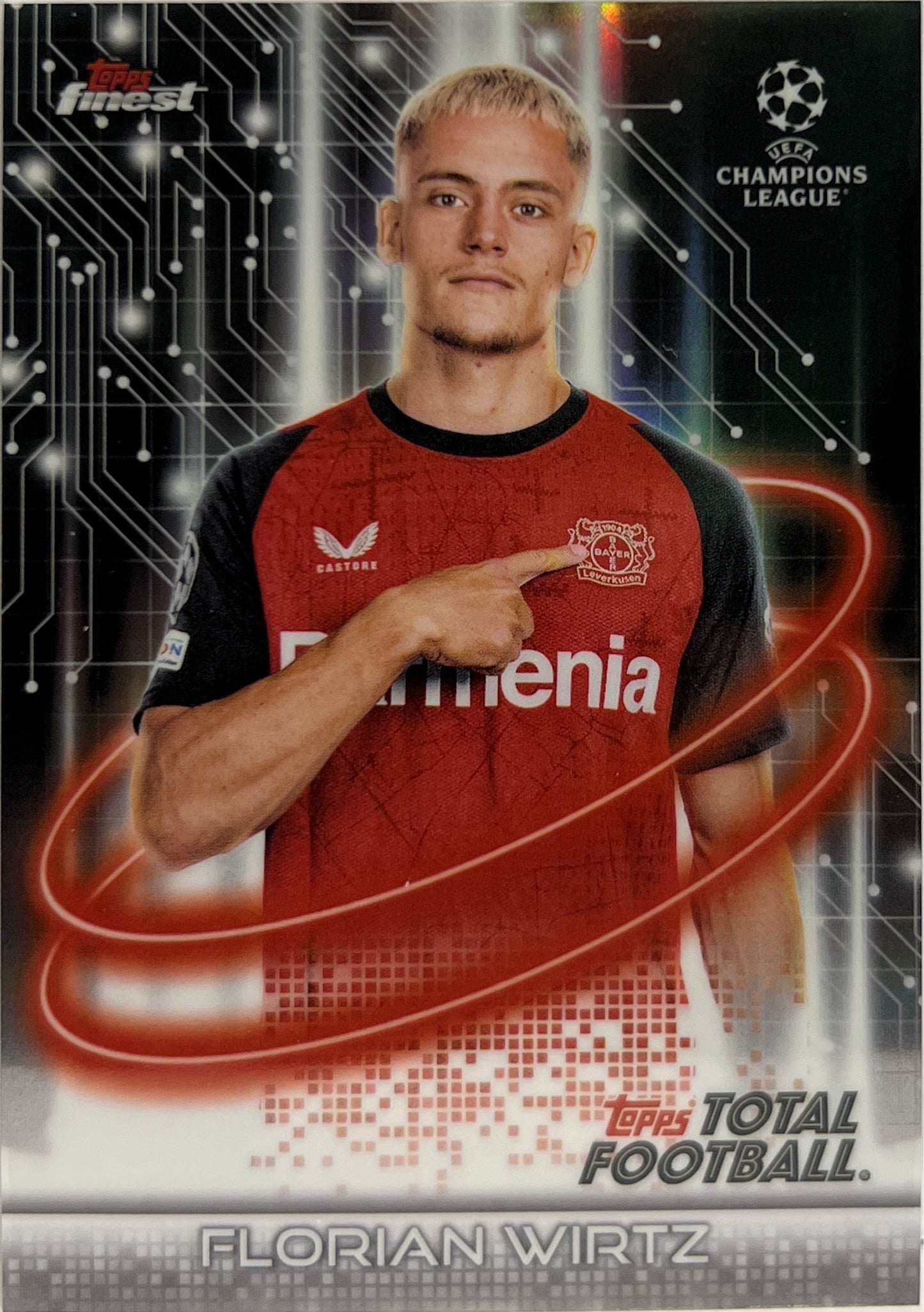 Florian Wirtz Total Football Topps Finest UCC 2024/25 Redeem Code2
