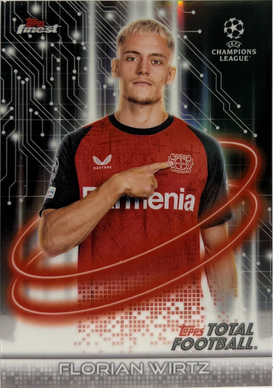 Florian Wirtz Total Football Topps Finest UCC 2024/25 Redeem Code2