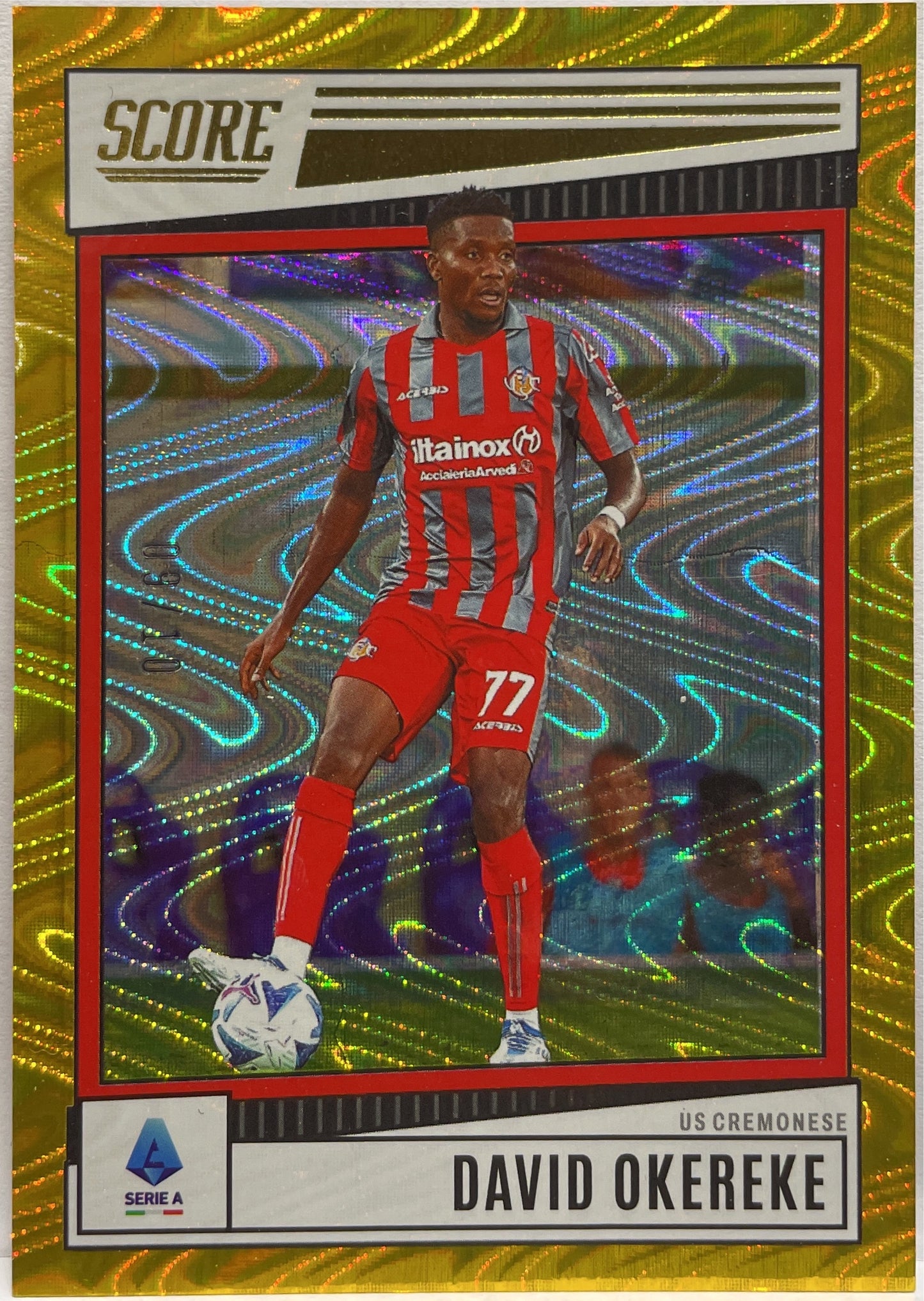 David Okereke 9/10 Gold Swirl Score Serie A 2022/23