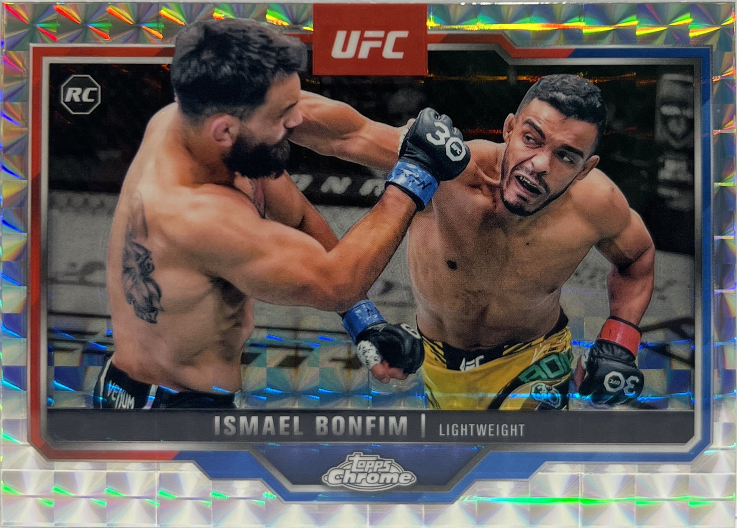 Ismael Bonfim Rookie Geometric Refractor Topps Chrome UFC 2025