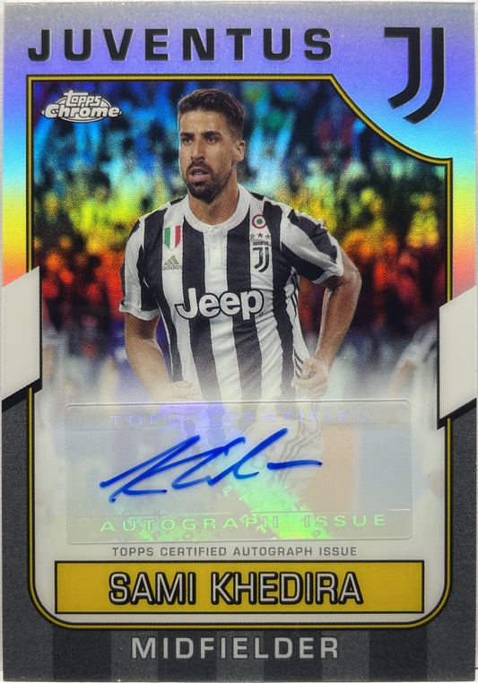 Sami Khedira Autograph Topps Chrome Juventus 2022/23