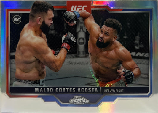 Waldo Cortes Acosta Rookie Refractor Topps Chrome UFC 2025