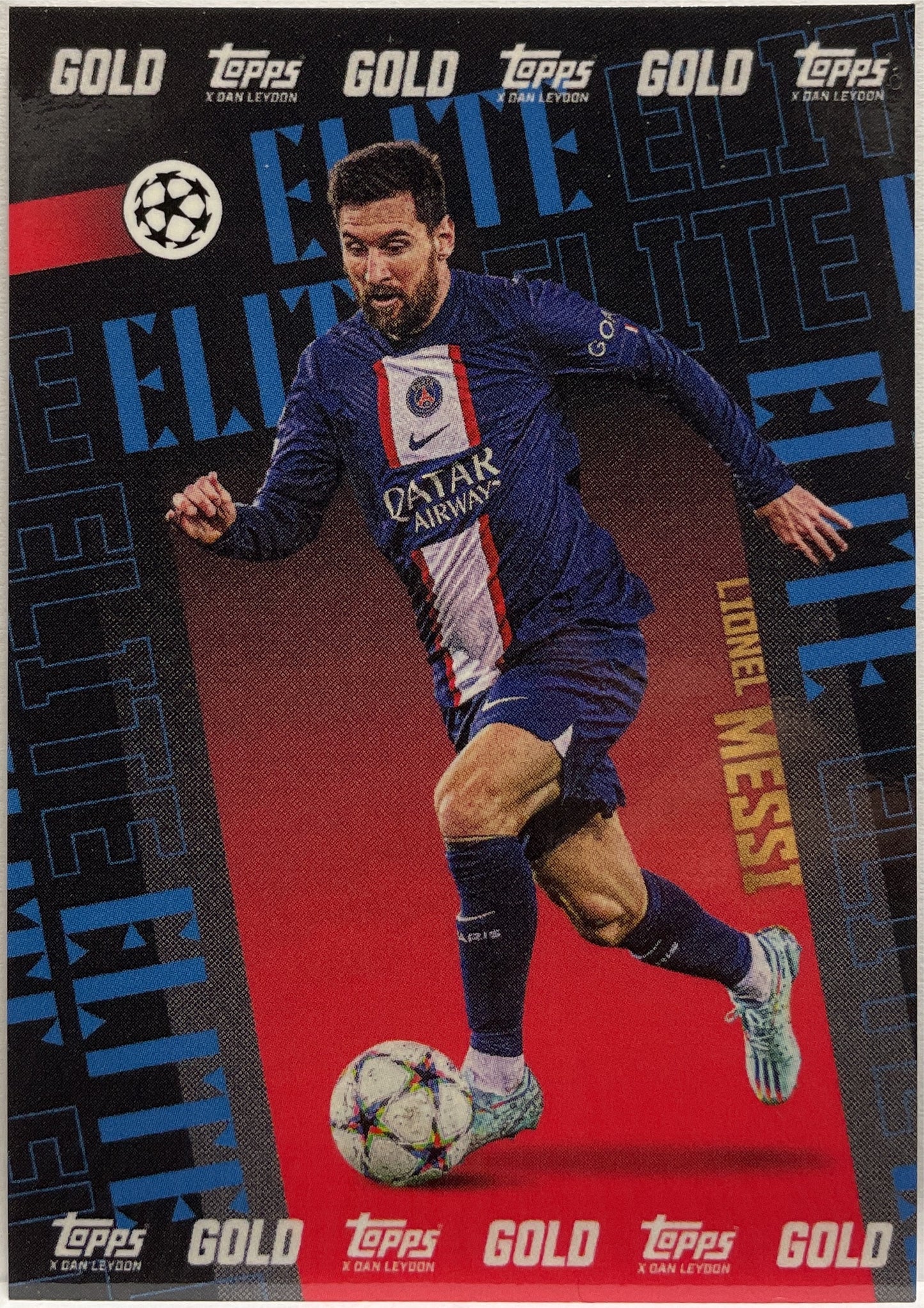 Lionel Messi Elite Topps Gold 2022/23