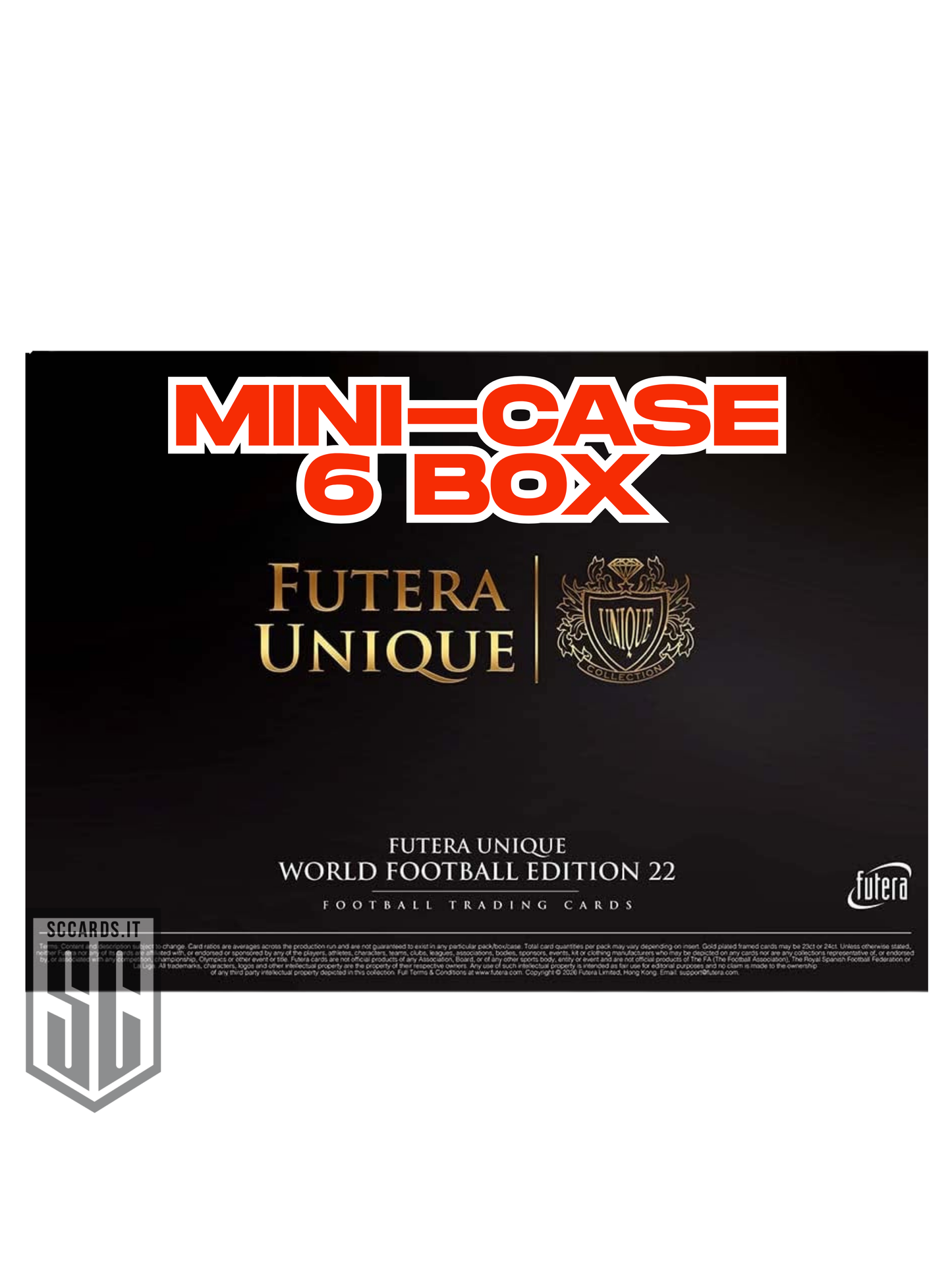 Futera Unique World Football Edition Box 2026-Mini Case (6 Box)-Preorder 26 Settembre