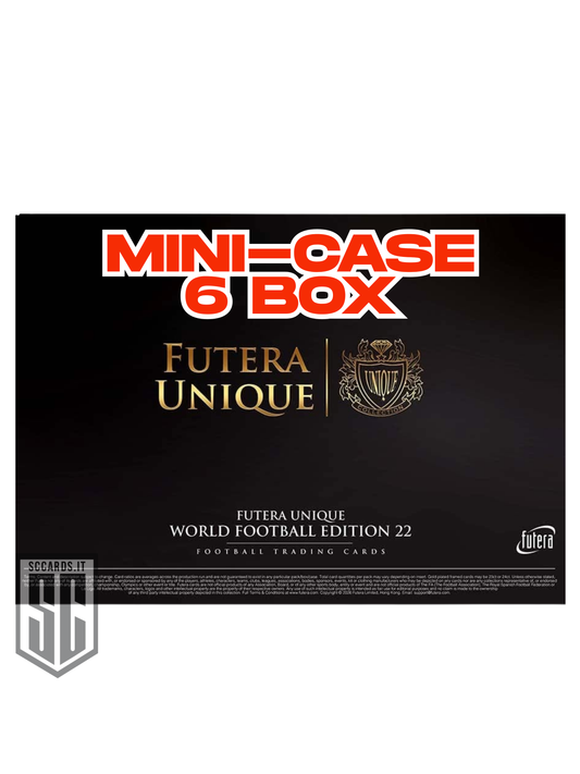 Futera Unique World Football Edition Box 2026-Mini Case (6 Box)-Preorder 26 Settembre