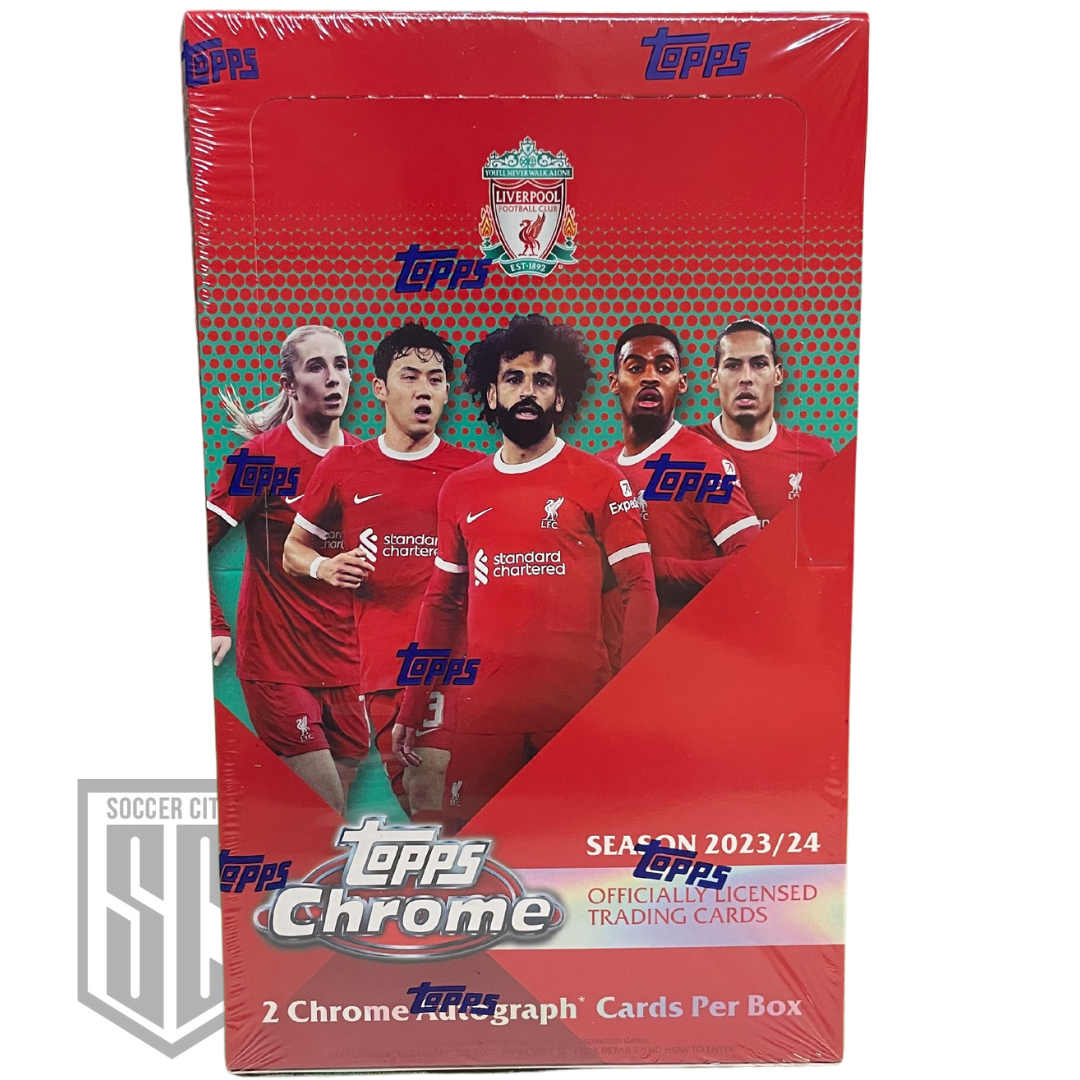 Topps Chrome Liverpool Hobby Box 2023/24