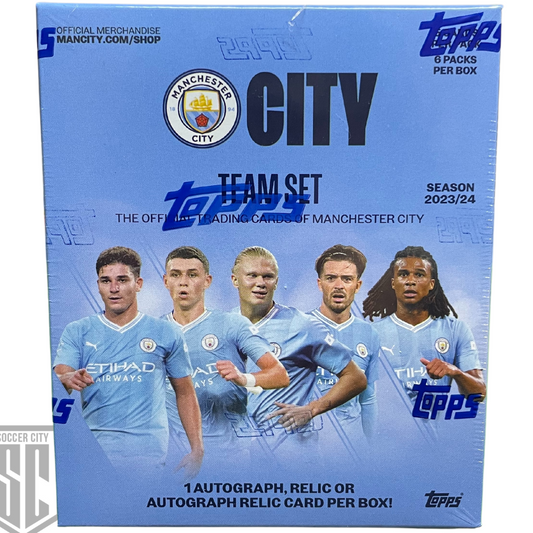 Topps Manchester City Team Set Box 2023/24