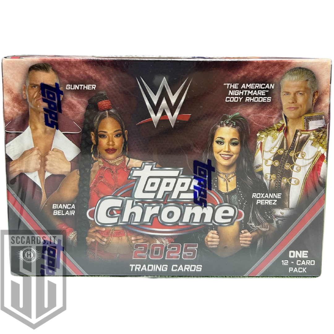 (ONLY LIVE UNBOXING)Topps Chrome WWE Breaker Delight Hobby Box 2025