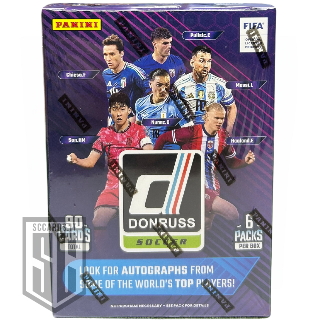 Panini Panini Donruss Soccer Blaster Box 2024/25-(SEALED CASE)-(20 Boxes)