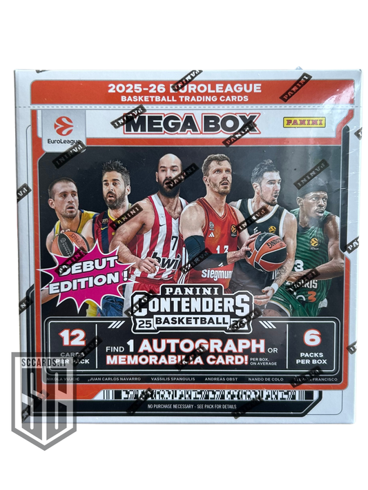 Panini Contenders Euroleague Basketball Mega Box 2025/26