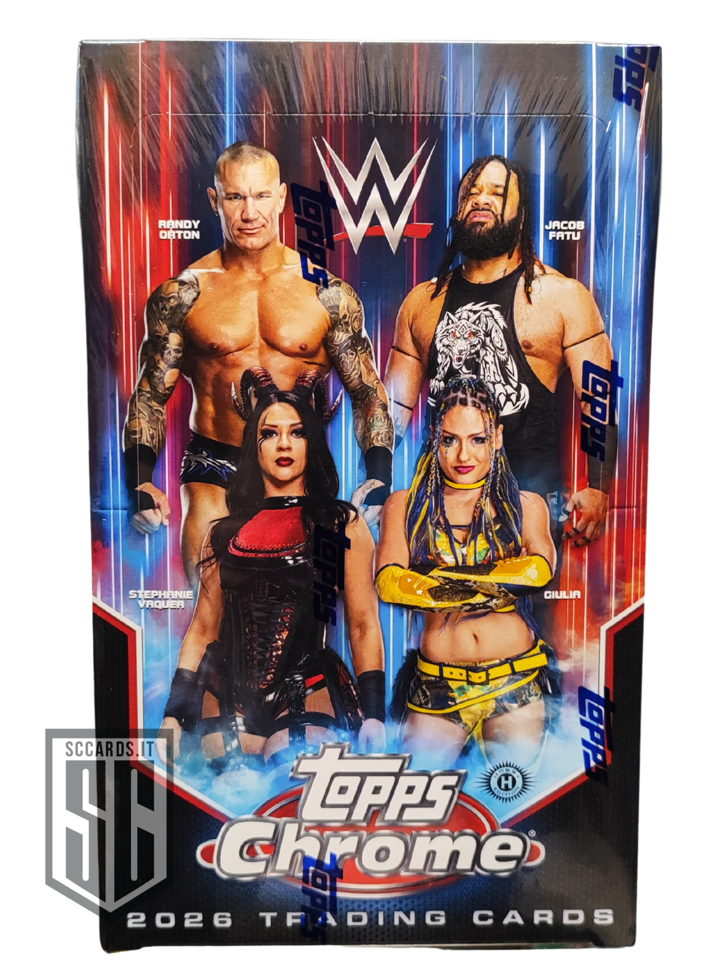 Topps Chrome WWE Hobby Box 2026-LIVE OPENING POSA