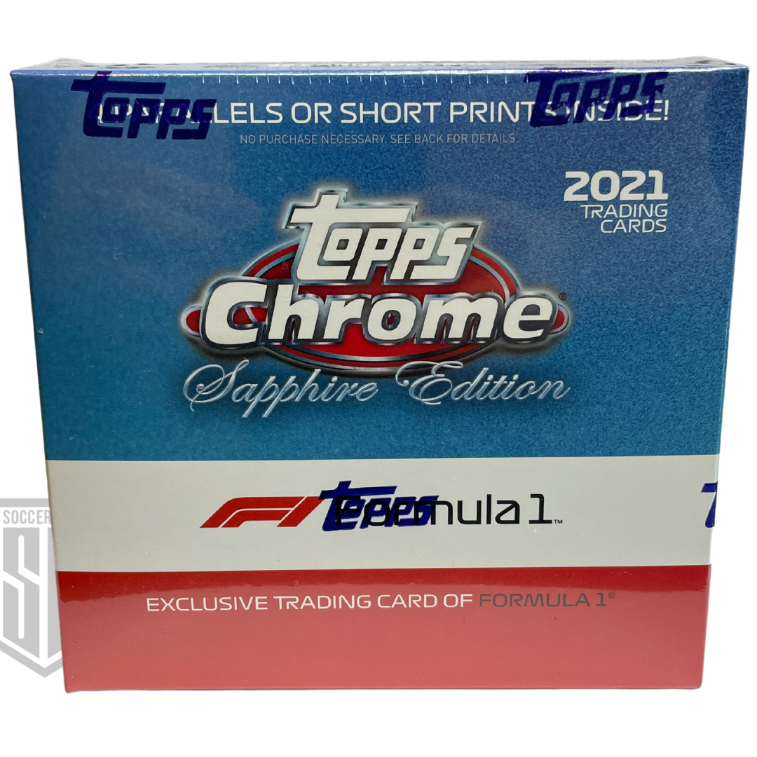 F1 Topps Chrome Sapphire Hobby Box 2021