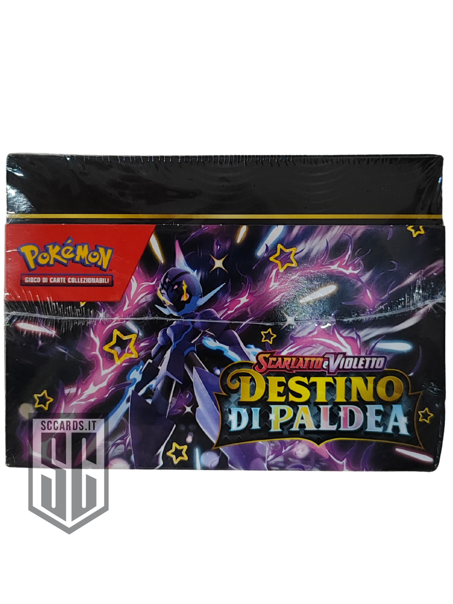 Pokemon Scarlatto e Violetto Destino Di Paldea Collezione 6 Buste Di Espansione Box (ITA) Sealed Display X10