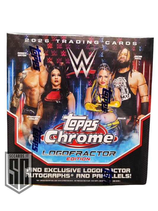 Topps Chrome WWE Logofractor Edition Box 2026