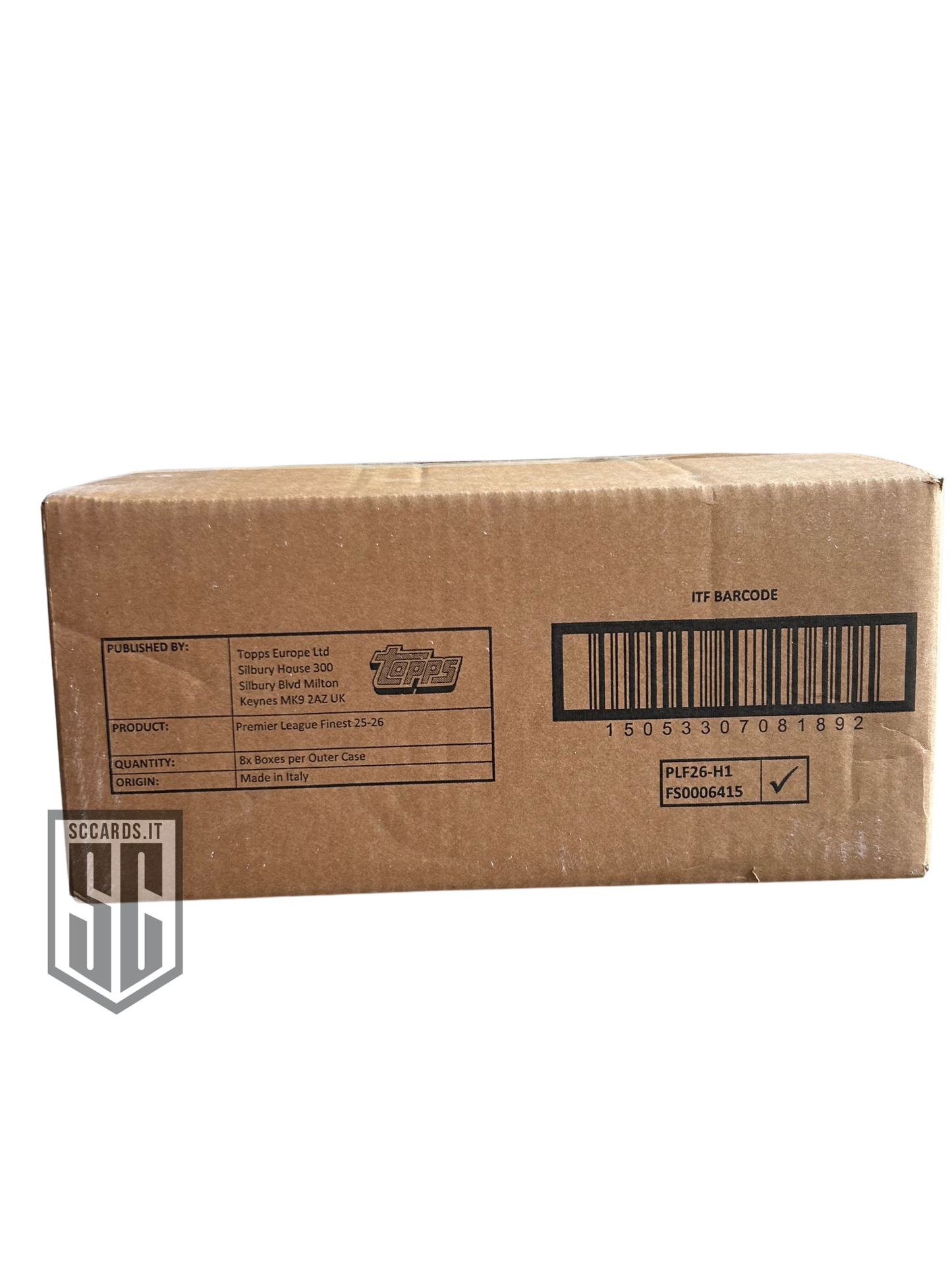 Topps Finest EPL Premier League Hobby Box 2026-SEALED CASE (8 Box)