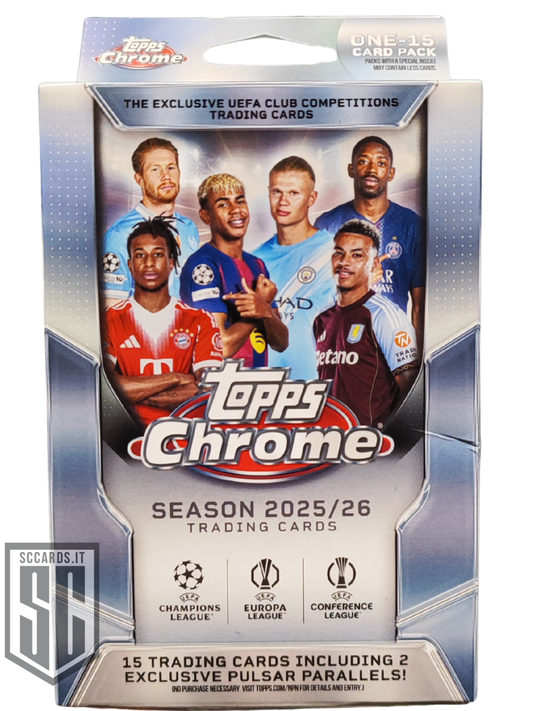 Topps Chrome UCC Hanger Box 2025/26