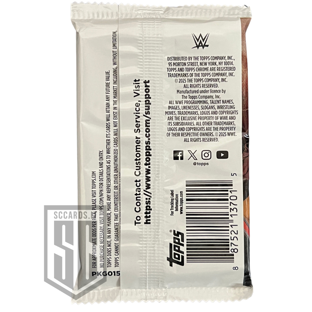 Topps Chrome WWE Value Pack 2025