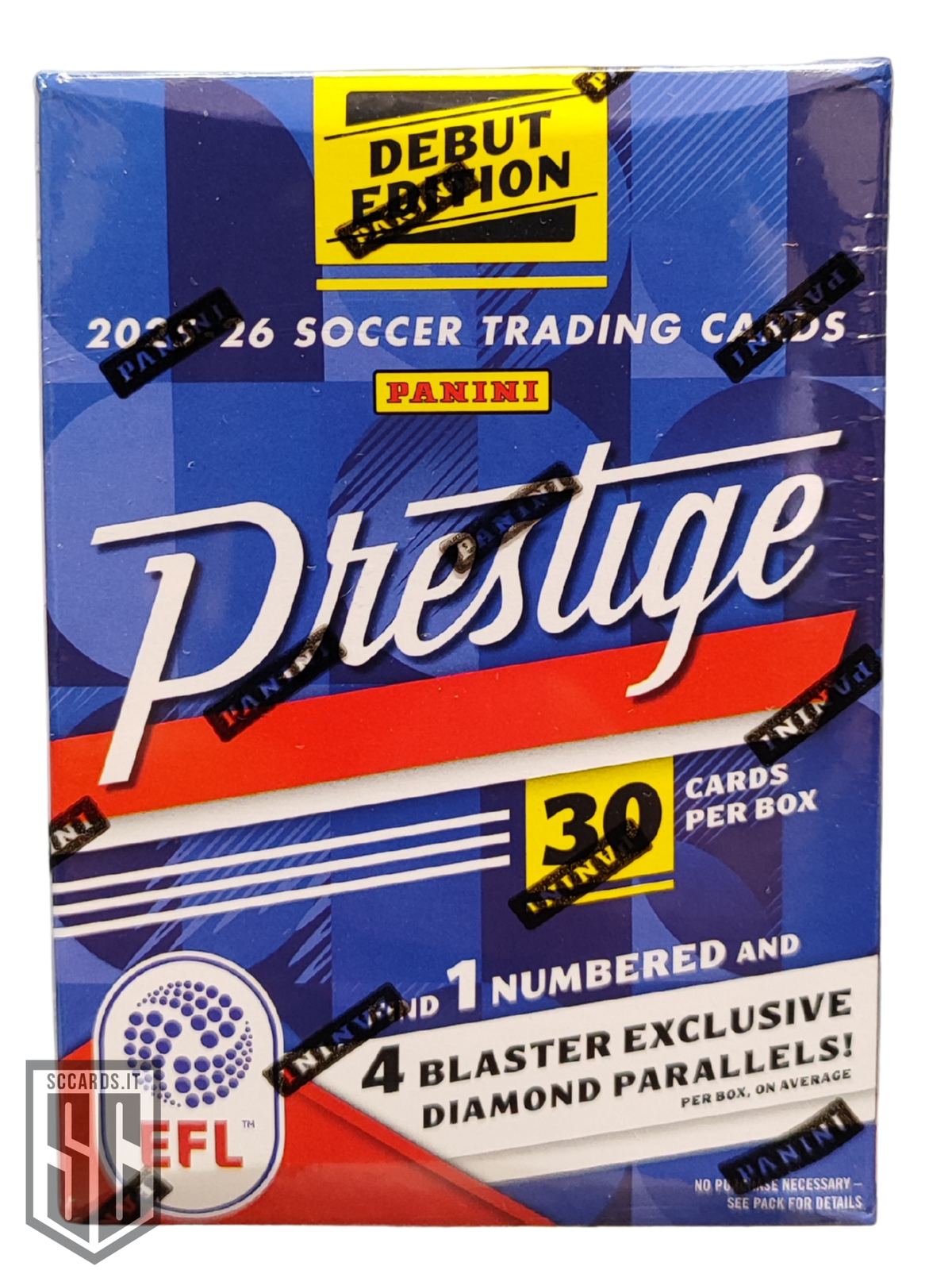 Panini Prestige EFL Debut Edition Blaster Box2025/26