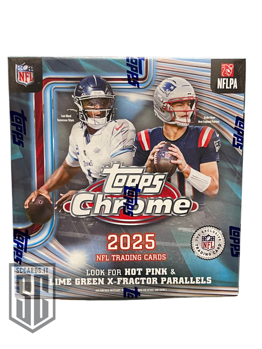 Topps Chrome Football NFL Mega Box 2025