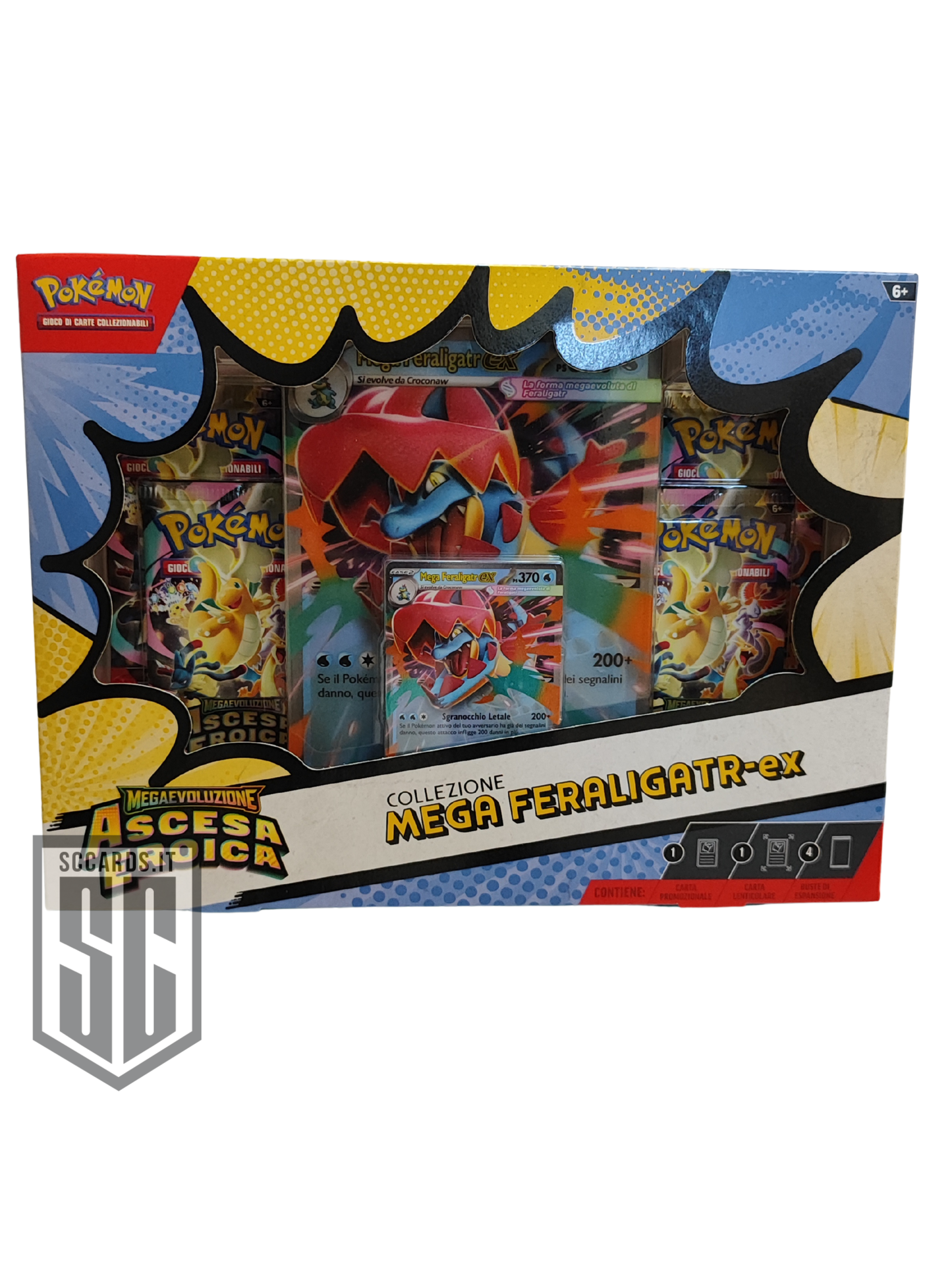 Pokemon Megaevoluzione Ascesa Eroica Collezione Mega Feraligator EX Box 2026 (ITA)