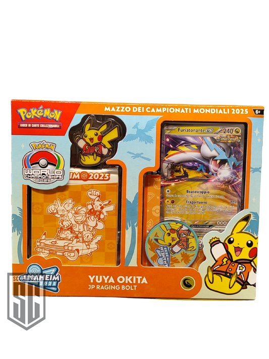 Pokemon Mazzo Campionati Mondiali 2025 Furiatonante EX (World Championships) Box (ITA)-Preorder