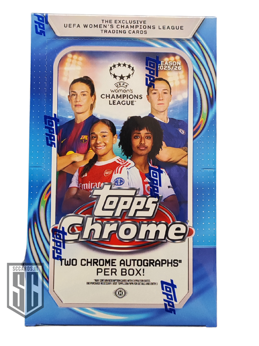 Topps Chrome Women's UCL Hobby Box 2025/26