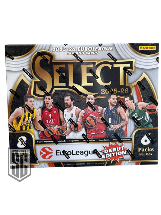 Panini Select Euroleague Basketball Debut Edition Hobby Box 2025/26