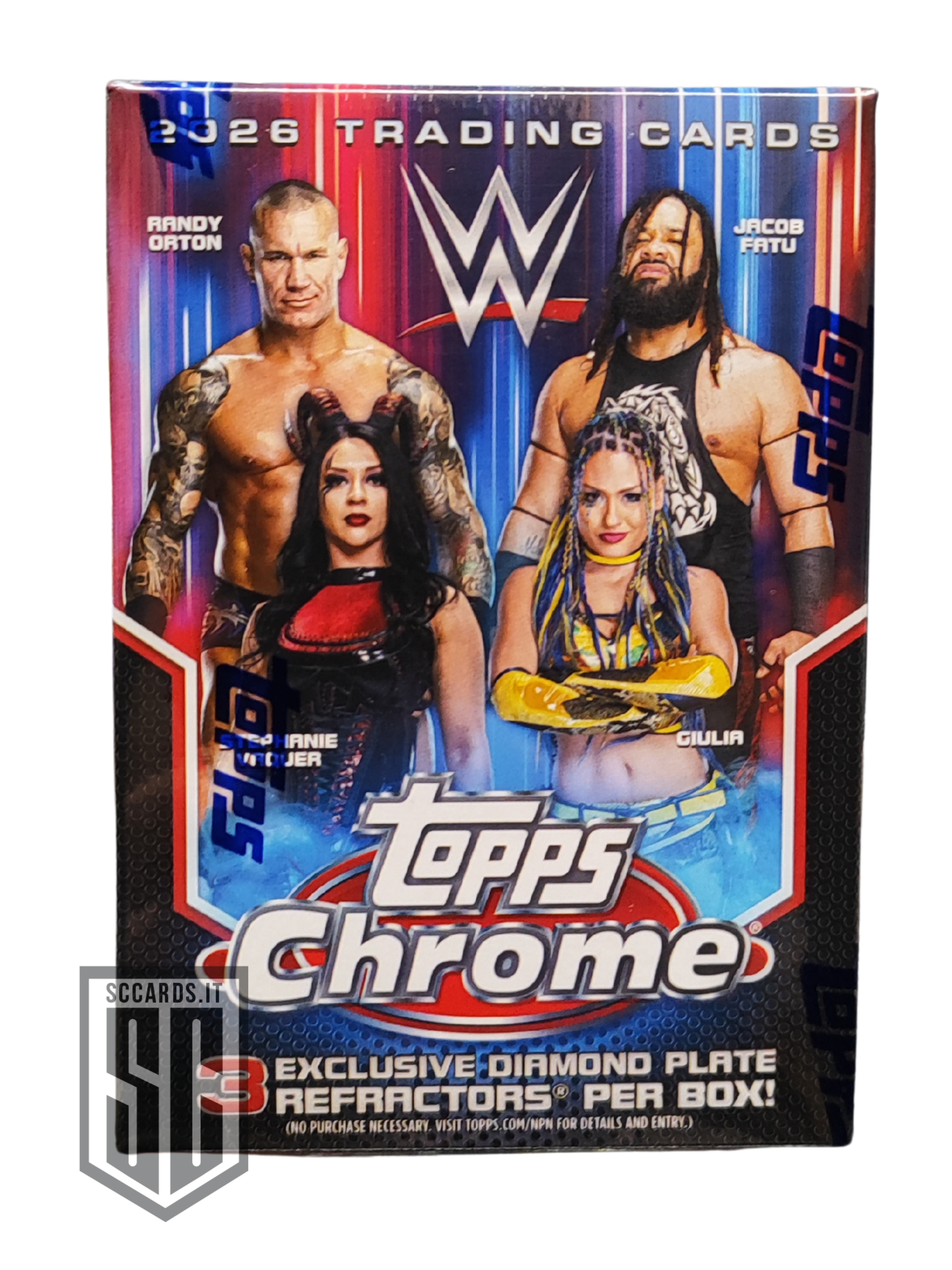 Topps Chrome WWE Blaster Box 2026-LIVE OPENING POSA