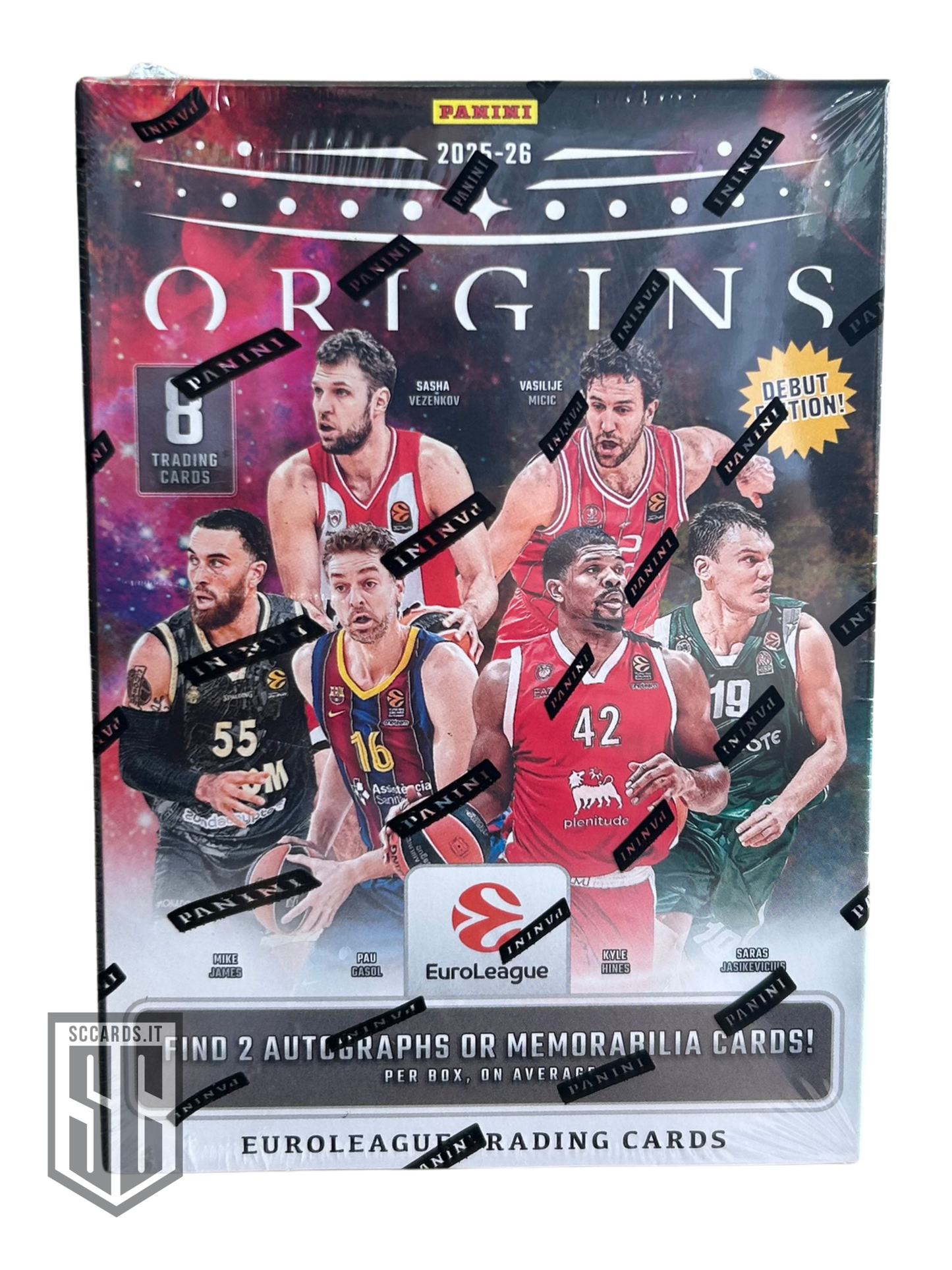 Panini Origins Euroleague Basketball Debut Edition Hobby Box 2025/26
